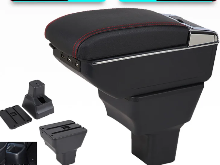 2022 Japan Car Interior Center Console Storage Box Armrest Car-Styling Decoration Accessories Parts for Nissan Almera/Sunny/Kick