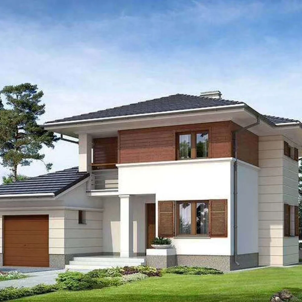 China Factory Hot Sale Cheap Price Luxury Prefab Villa Light Steel Structure Villas for Sale