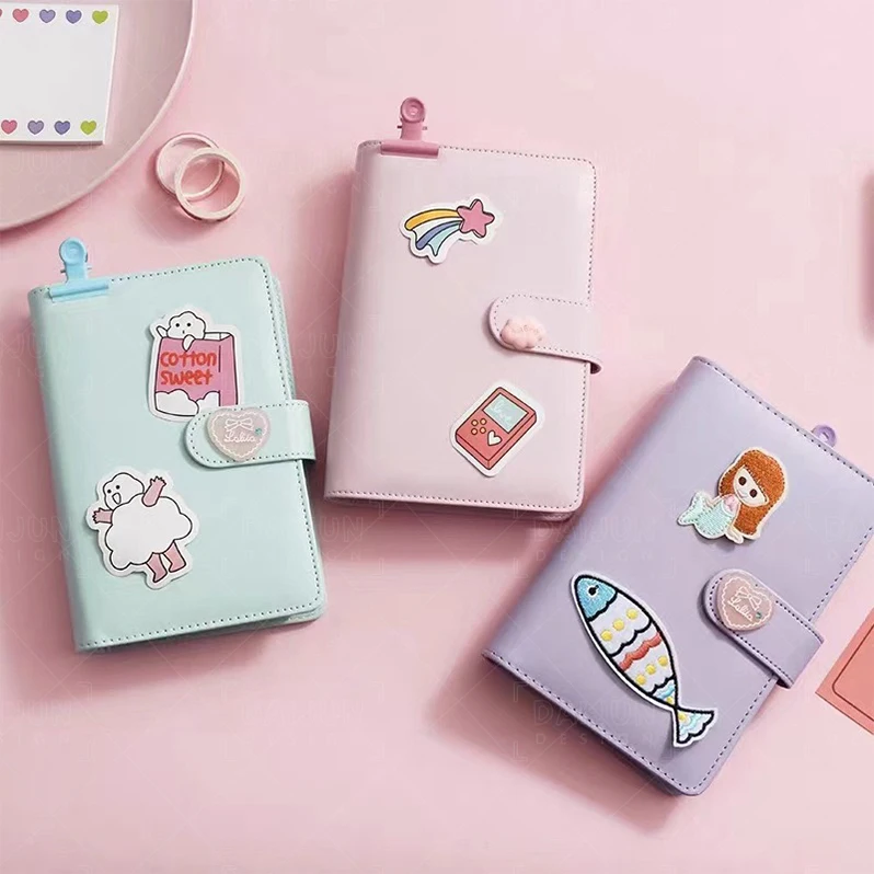 
Custom Soft Covers Book Set Business Women Suits Office Ladies A5 PU Leather Notebook Composition Note Book For School 