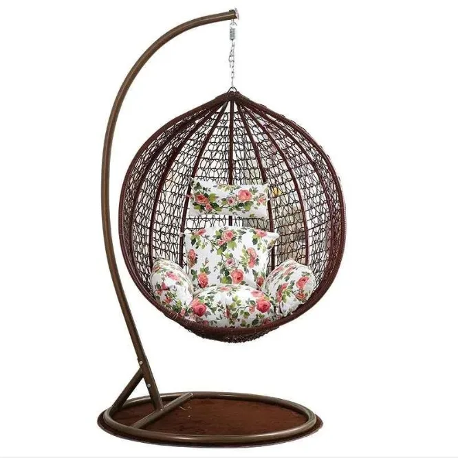 Outdoor hanging Swing Leisure Wicker Patio Swing Rattan Chair