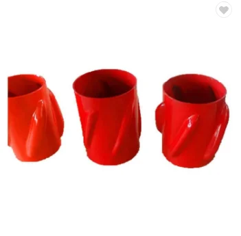 Densen customized high precision casing centralizer with spiral roller for vertical oilwell