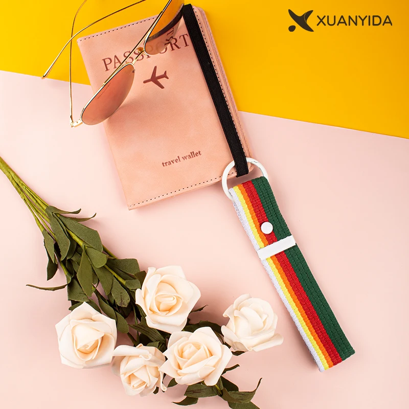 Korea fashion Stripe plain luggage tag for suitcase