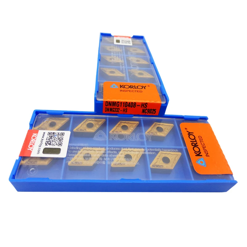 100% Оригинальные Токарные Вставки Korloys DNMG 151604 151608 DNMG110408-HS PC9025 карбидные вставки режущие инструменты