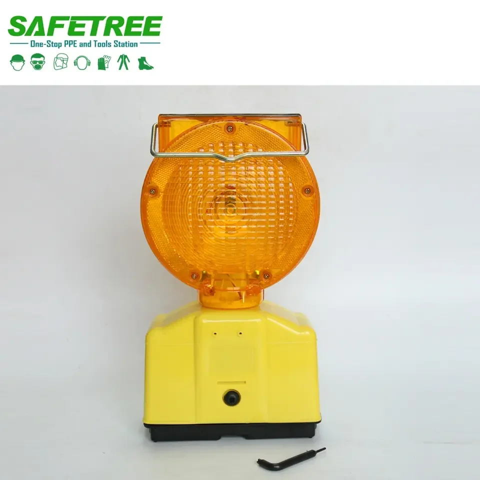 Solar Power Warning Light Traffic Cone Warning Lamp