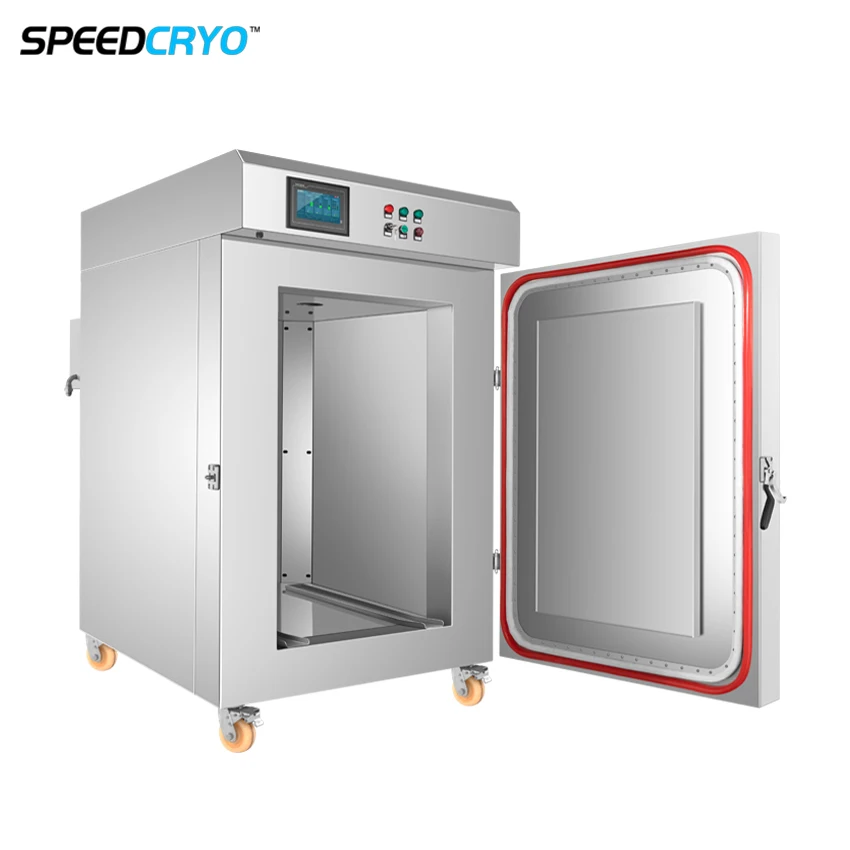 Liquid Nitrogen Air IQF Freezing Machine Industrial Malaysia Durian Instant Quick Blast Freezer
