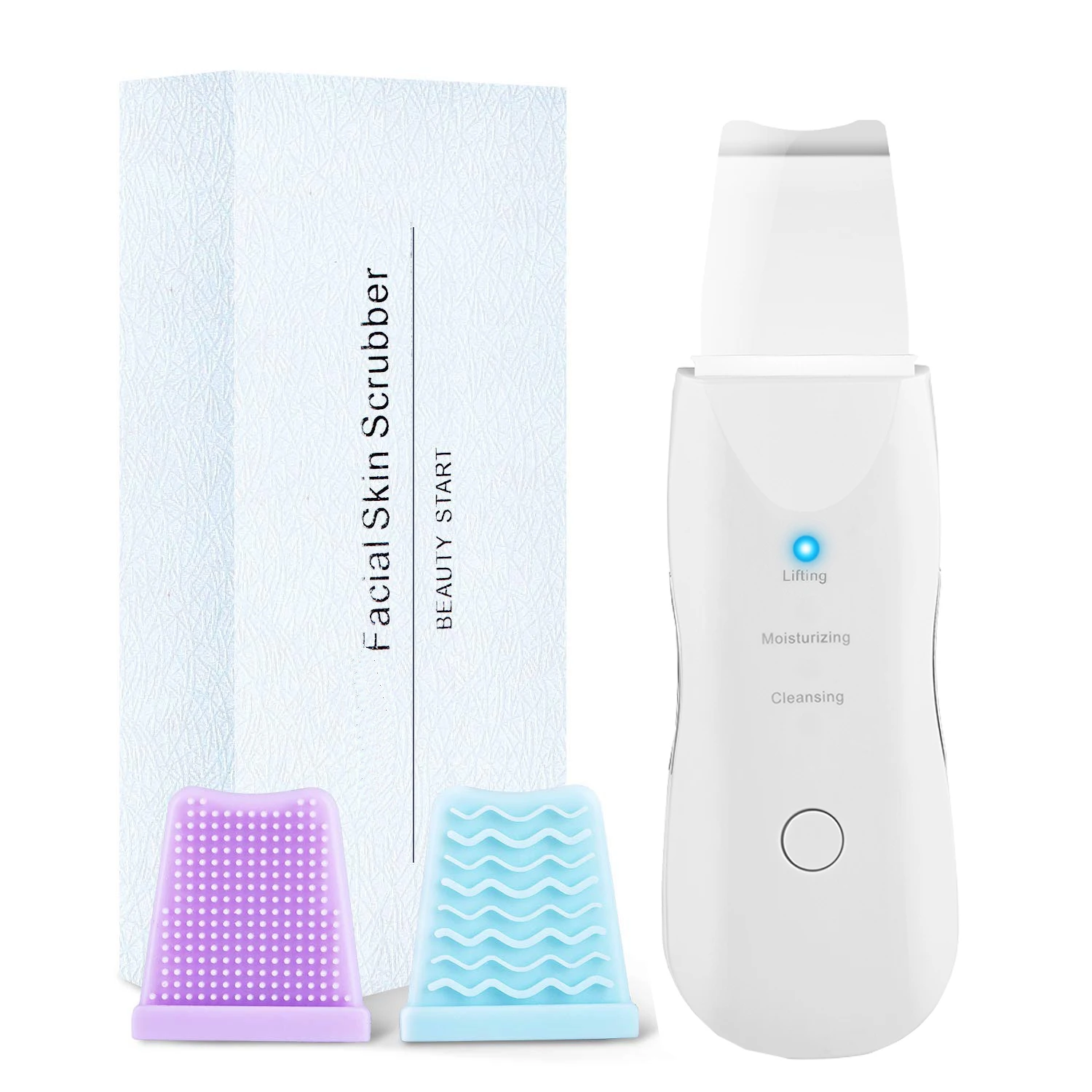 2021 Portable Waterproof Professional Ultrasonic Facial Cavitation Peeling Skin Scrubber