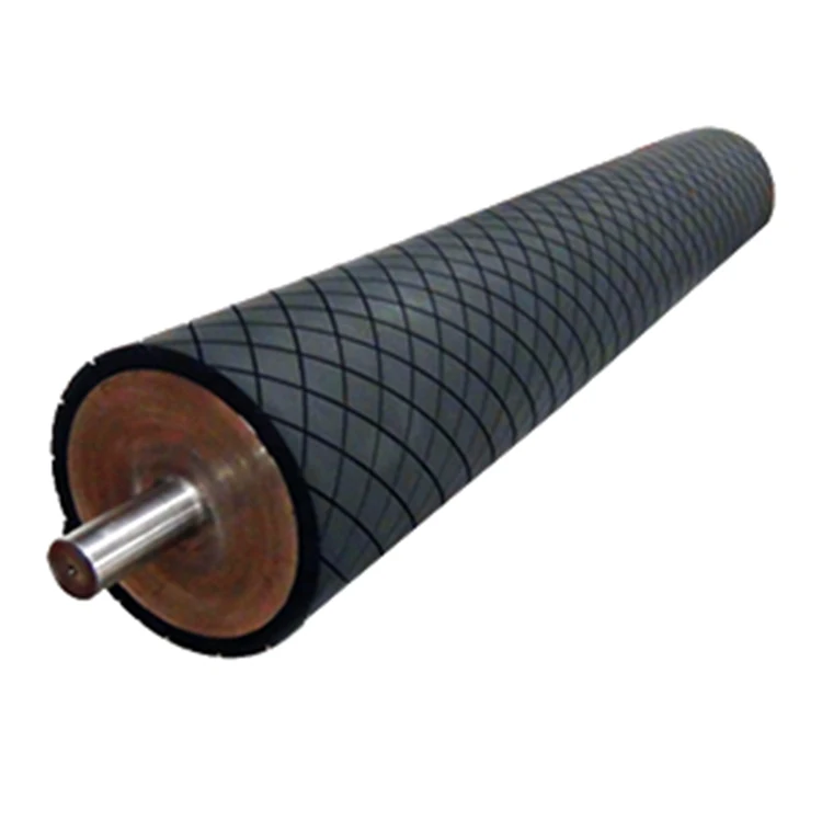 winding rubber covered roller