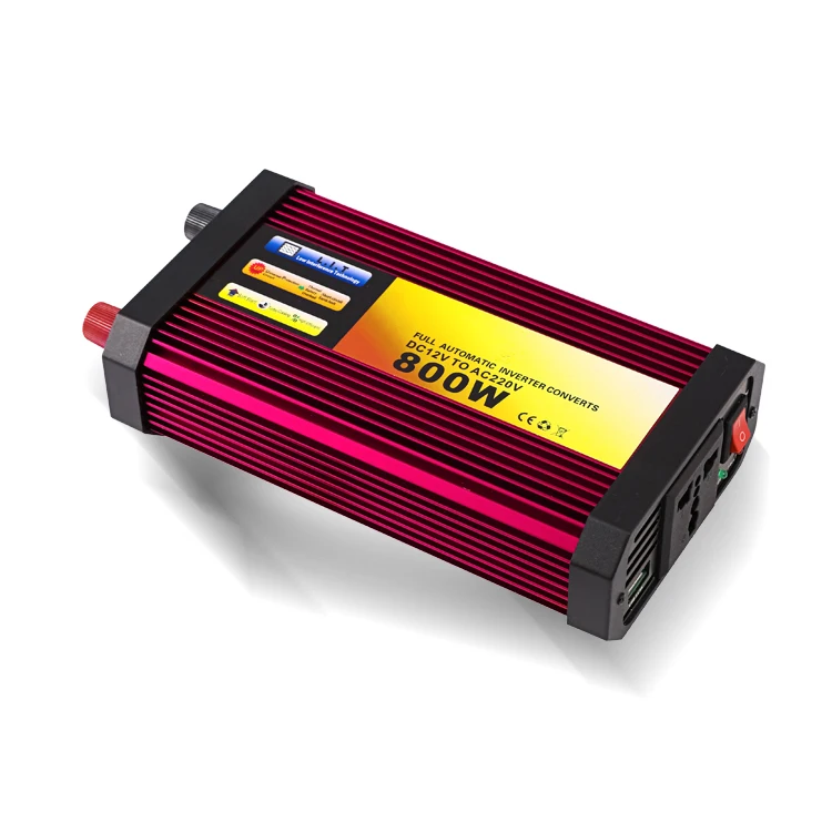 China manufacturer smart single phase modify sine wave 700w 800w 1000w dc 12v off grid inverter solar
