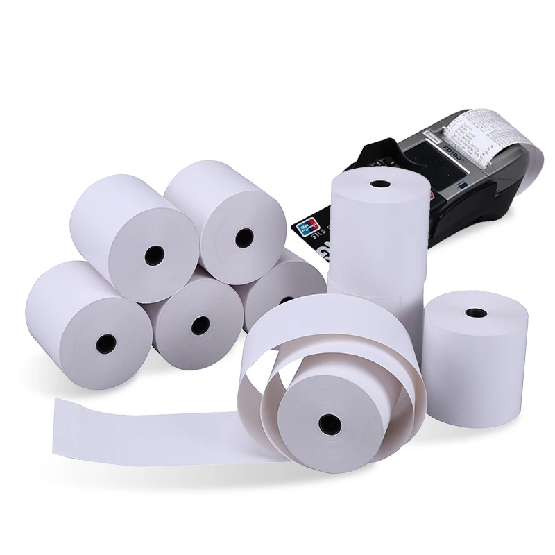 Wholesale factory price Customized size 3 1/8 x 230 for POS Receipt Paper Cash Register Paper Thermal Paper Roll