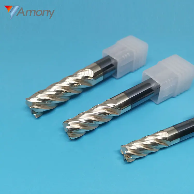 Milling Cutter Factory Solid Carbide End Mill Coating 5 Flutes For Titanium Alloy