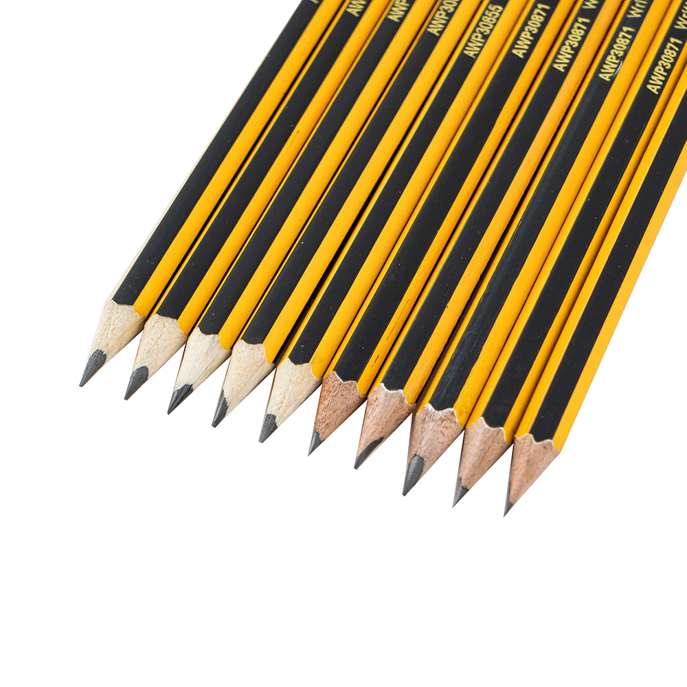 M&G classic High Quality HB wood pencil Hexagon soft poplar Wooden Pencil with Eraser school office supply pencil wooden