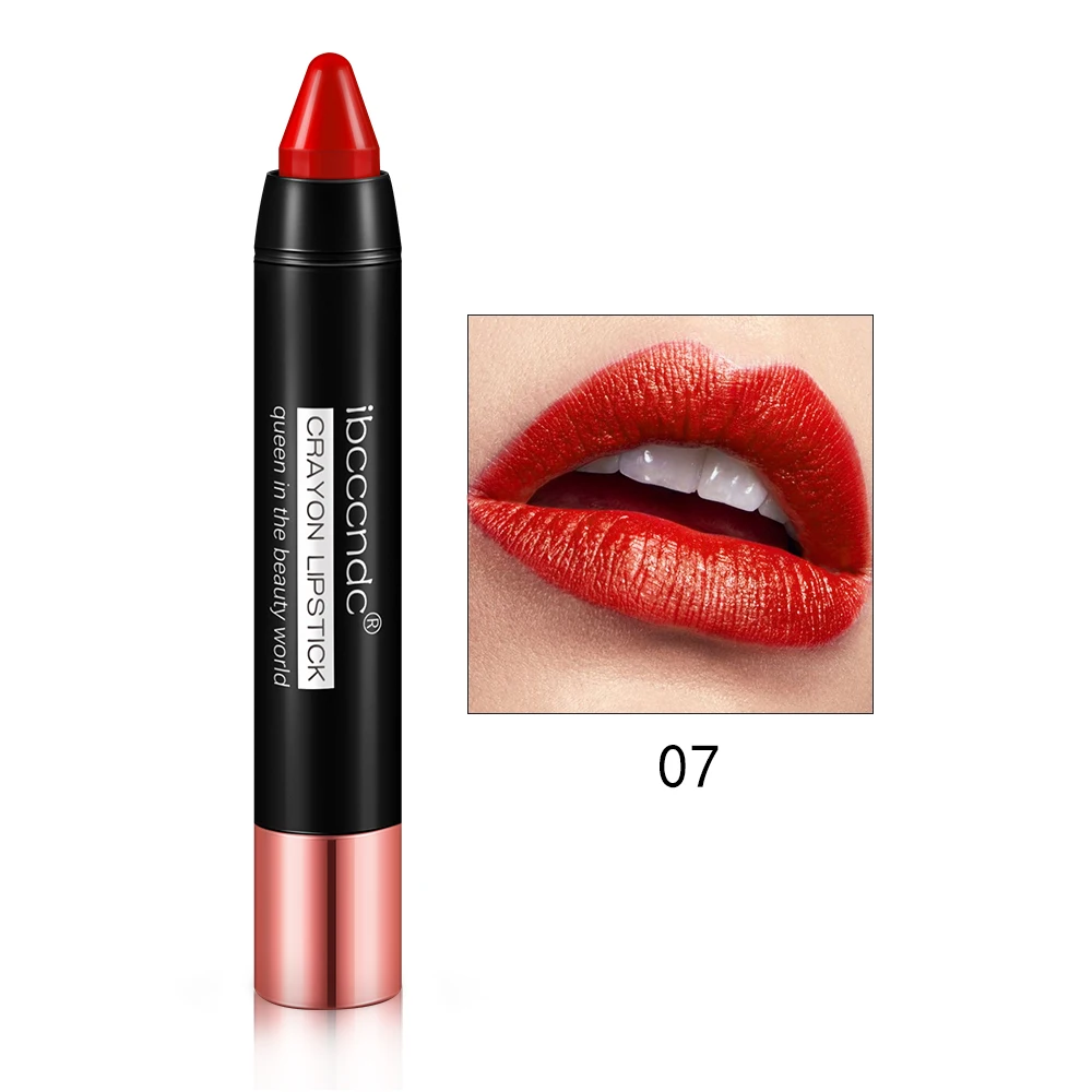 IBCCCND Lipstick Matte 12 Colors Lip Stick Velvety Matte Waterproof Full & rich Sexy Lip Makeup Cosmetic