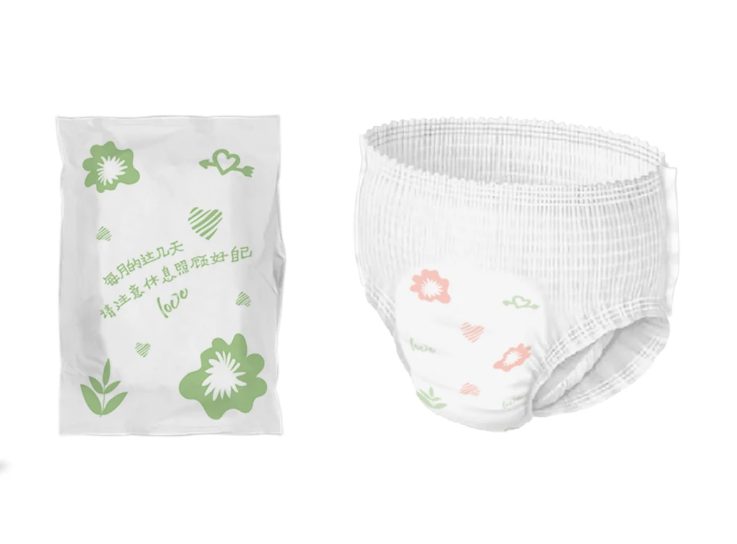 High Quality Menstrual Pants Free Sample Ultra-thin Disposable Period Pants Overnight Women Pants