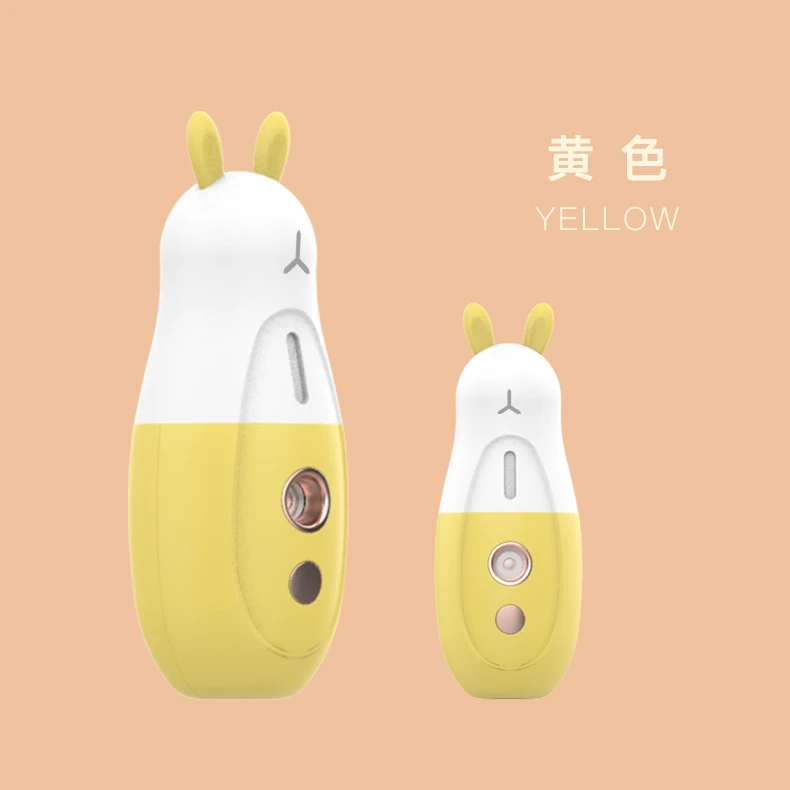  Free shipping portable electric nano moistrizer mist with fan humidifier handy facial mister handheld disinfection
