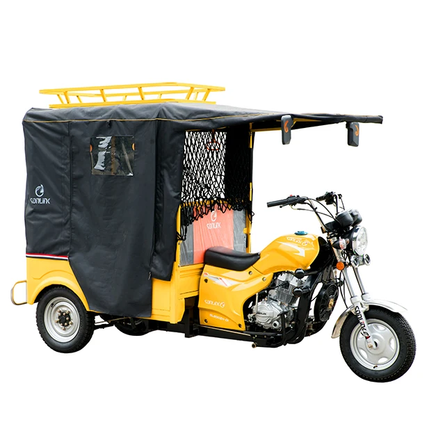 Sonlink Factory Gasoline 150/179cc 3 wheels Motorized Tricycle Passengers Tuk Tuk