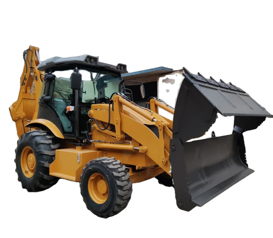 Fairly Used CAT Backhoe Loader 4WD Tractor with Front End Loader and Backhoe for engineering & construction at affordable prices
