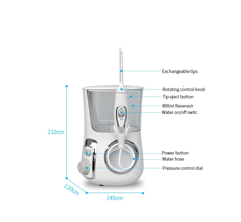 Amazon hot sale Tooth cleaner Portable waterproof tooth cleaning Water flosser