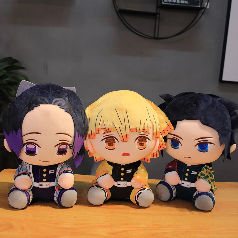 Japanese Cartoon Anime Cute Plush Toy Kimetsu No Yaiba Soft Doll Demon Slayer Anime Plush Doll For Kids Gift