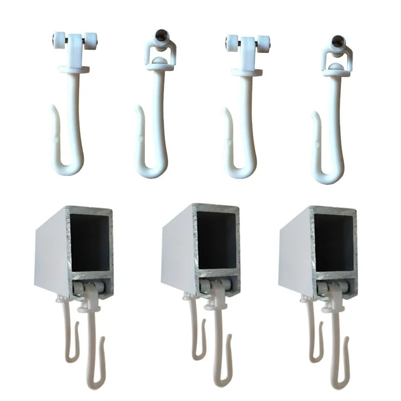 Distress Patient Hospital Curtain Hanging Curtain Track Rail Carrier Rollers Hooks