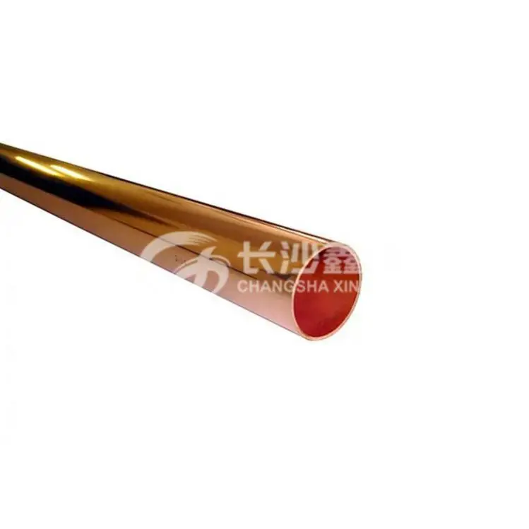 New Arrivals Copper Tube 15mm Larger Diameter Straight 99.99% Pure Copper Tube Pipe for Domestic