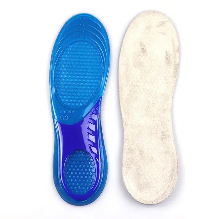Shock absorbing silicone custom sport&comfort hiking boot insole basketball massage gel arch support sport insoles for shoe