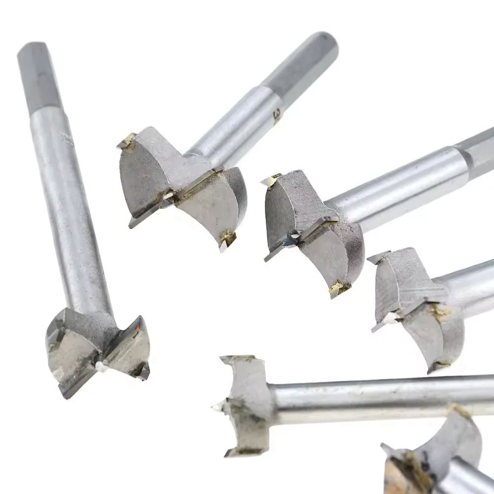 Drill Bit 2 Flutes Woodworking Hole Saw Wooden Cutter for Power Tools Drill Bits Forstner Carbon Steel RCT 16mm-60mm OEM 3 Years