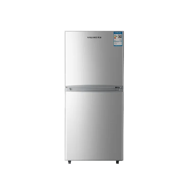 Top Freezer And Bottom Mini Fridge For Hotel Double Door Mounted Compact Refrigerator