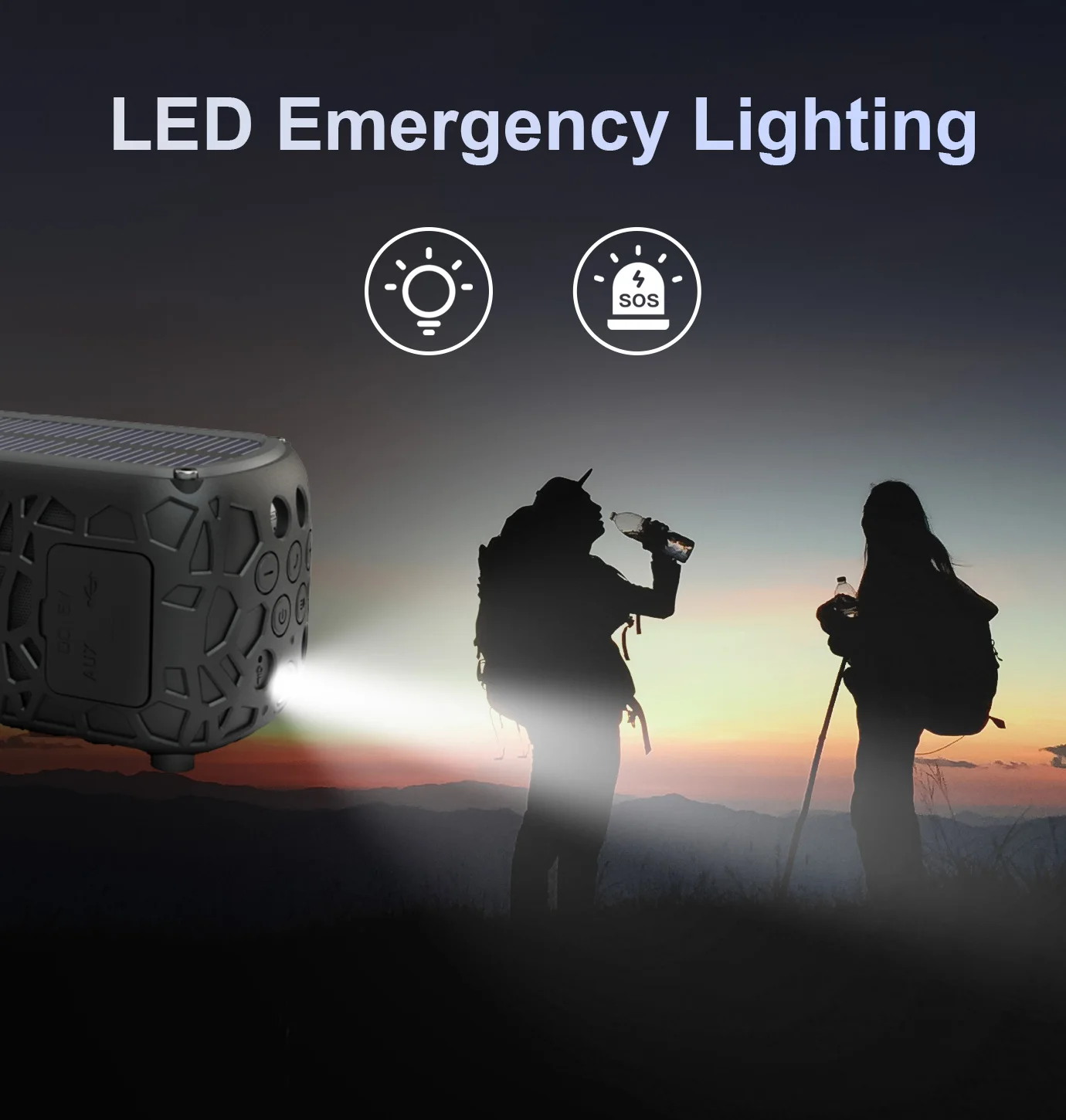 ES-T65 inalambrico altavoz hybrid speakers outdoor excellent bass waterproof blue tooth speaker portable solar bluetooh speaker