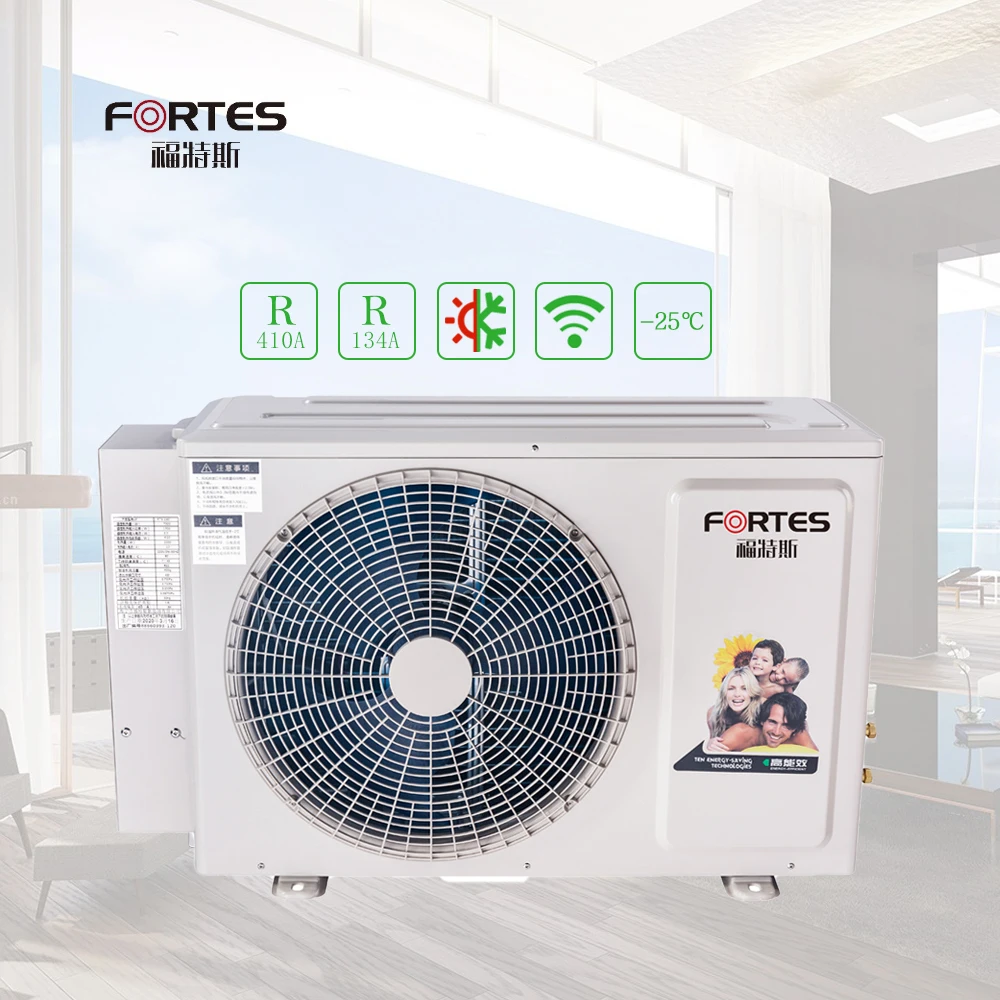 EVI AC / DC инвертор воздушный Источник тепловой насос Моноблок/мини Сплит воздух-вода водонагреватель для домашнего отопления