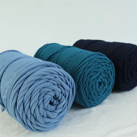 300g круглая rope100 % полиэстер крючком пряжа для вязания веревка плетеная фантазии веревки ручного