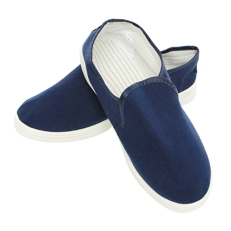 Industrial Anti-Static Work Shoes Lightweight Leather SPU Protective Canvas Breathable Mesh Insole Safety Spring Autumn Winter