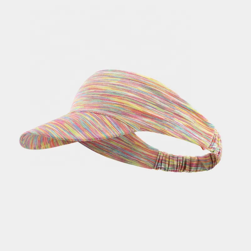 Dongguan Rongyan two-in-one design lulu elastic band women yoga running baseball cap visor headband cap