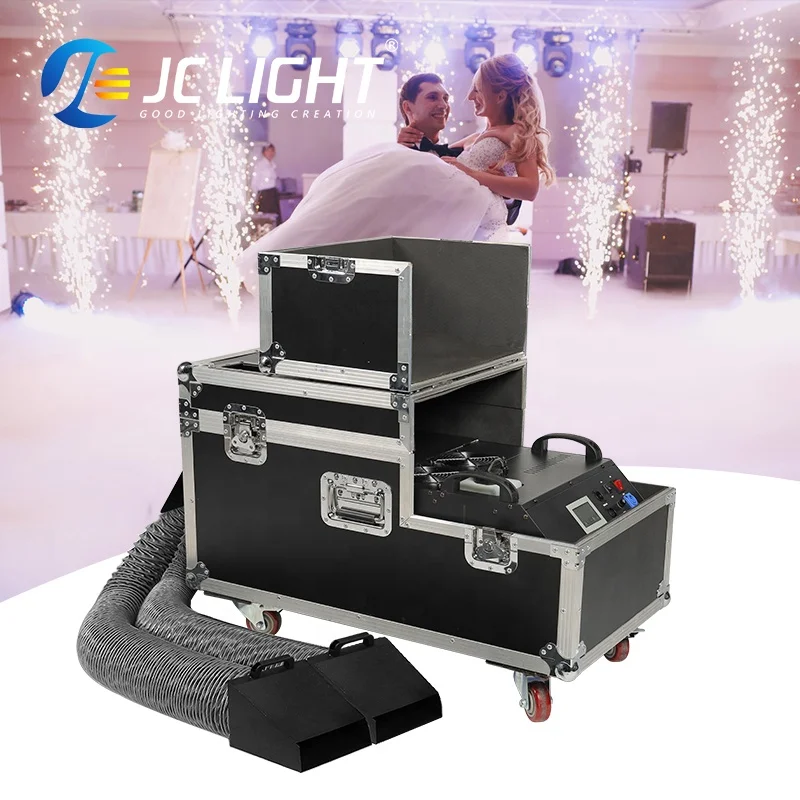 JC Light Wedding Party Stage Dmx Remote 4000w Low Smoke Machine Water Fog Machine With Manufacture Price