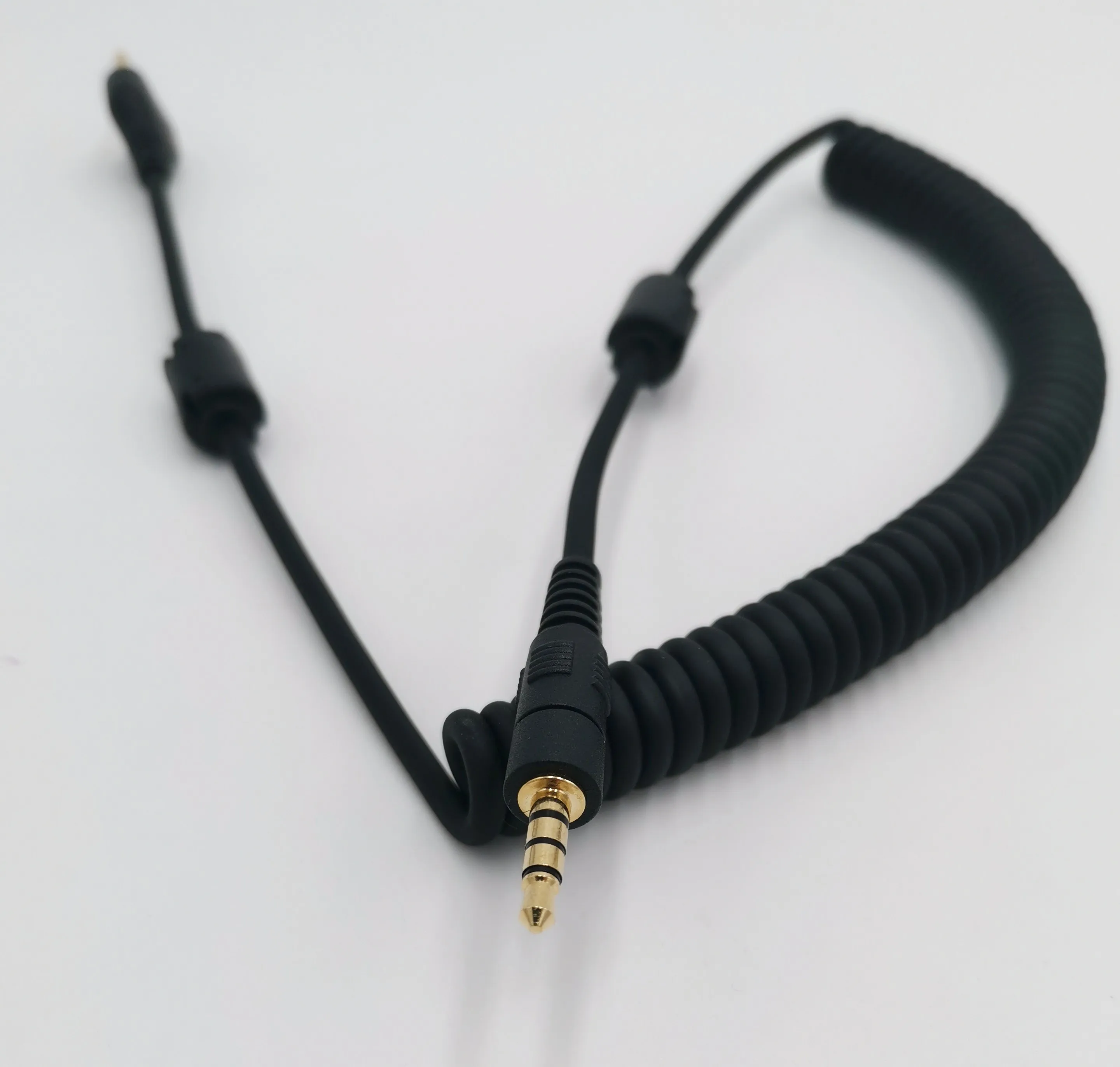 Yaesu FT-65R and other models are suitable for helical spring wire cable