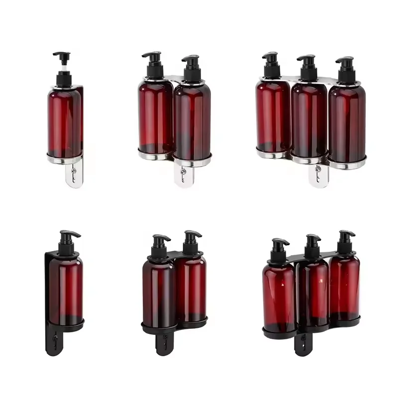 Soap dispenser wall Holder Stainless Steel Rustproof Liquid Soap Bottle Shelf soap dispenser for kitchen sink