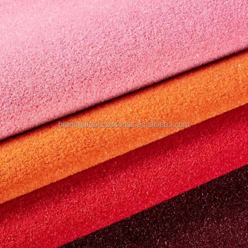 High quality Wholesale velour design PET/100% Polyester material dustproof car carpet roll