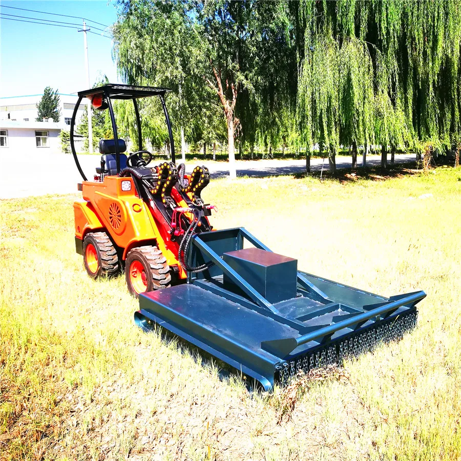 DY620 mini articulated wheel loader with many attachments