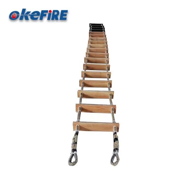 Складная эвакуационная веревочная лестница OKEFIRE