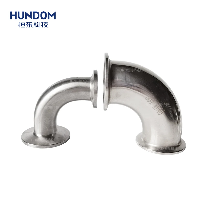 Wholesale 304 KF25 KF40 Vacuum Elbow 90 Degree Tri Clamp Stainless Steel Elbow