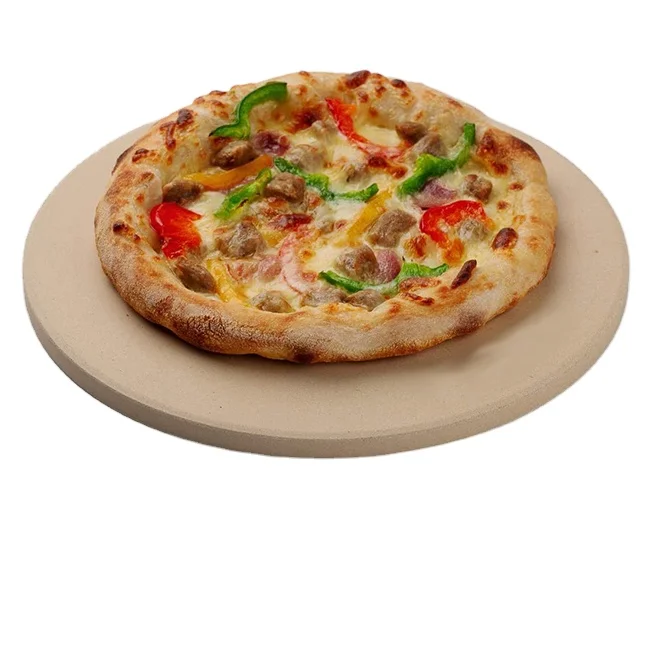Stock Available BBQ Pizza Stone Factory Price Free Sample Cordierite Pizza Stone Sale Factory Wholesale Baking Stone For Pizza