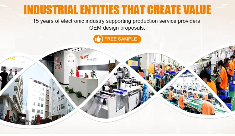 Vmanx Custom Made Led Display Digits Membrane Switch Panell Nixie Tube