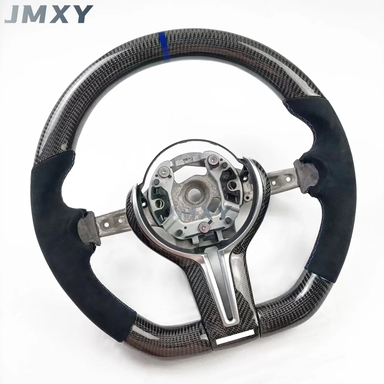 For BMW F10 F30 F15 customized new flat-bottomed sports carbon fiber car steering wheel