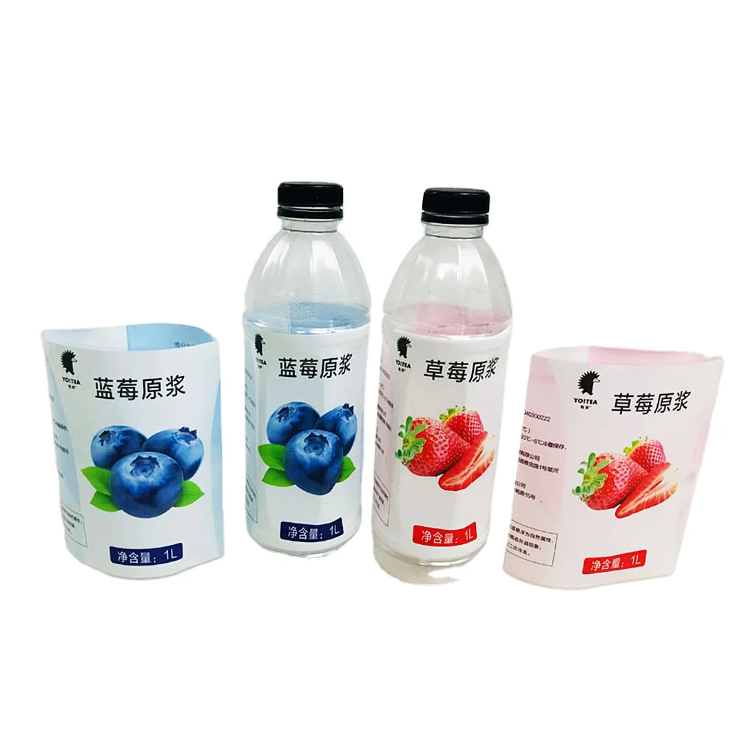 PVC heat shrink label sleeve pet material shrink sleeve