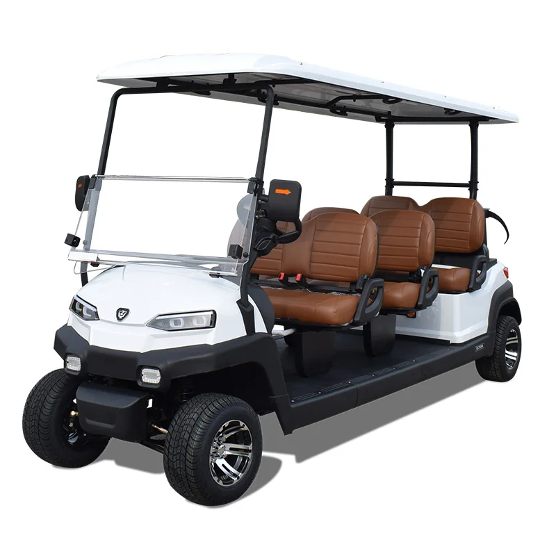 ZYCAR  electric golf car Multifunctional 6 person electric sightseeing golf cart for Resort Use