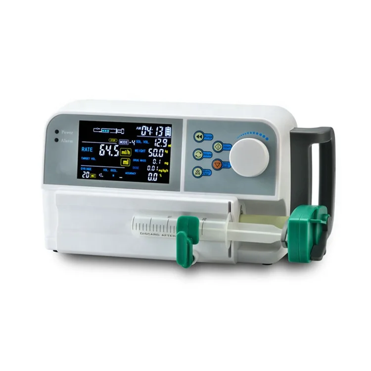 Emergency Hospital Patient Used Injection Medical Disposable System China Supplier Syringe Pump Remote Control