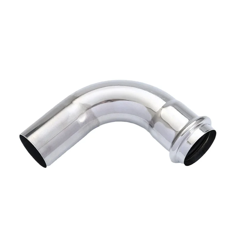 NFJM 90 degree elbow 304 stainless steel pipe clamp pipe Welded pipe stainless steel elbow