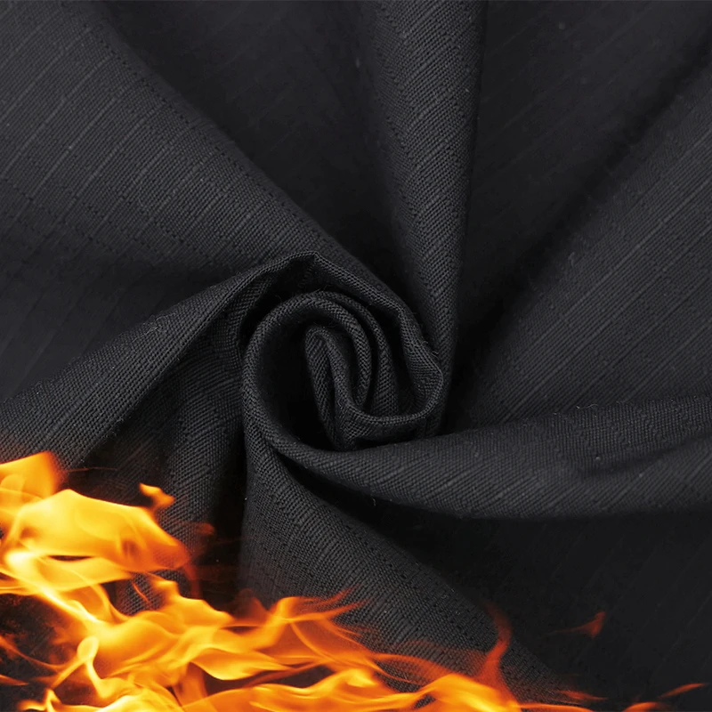 Anti Flame Waterproof Ripstop Fabric Nomex Inherent Flame Retardant Fabric 2 Antistatic 5 Para-Aramid 93 Meta Aramid Fabric
