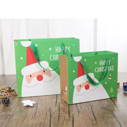 Customized Christmas Bag Gift Paper Bag With Handle