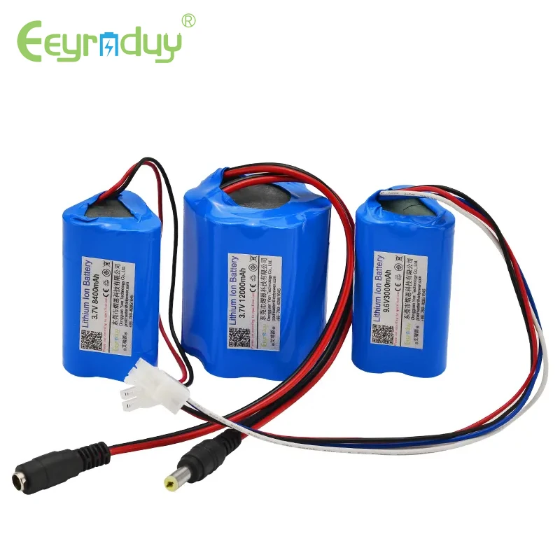 18650 3S2P Lithium battery pack 12V 4000mah Portable Rechargeable li-ion battery for speaker