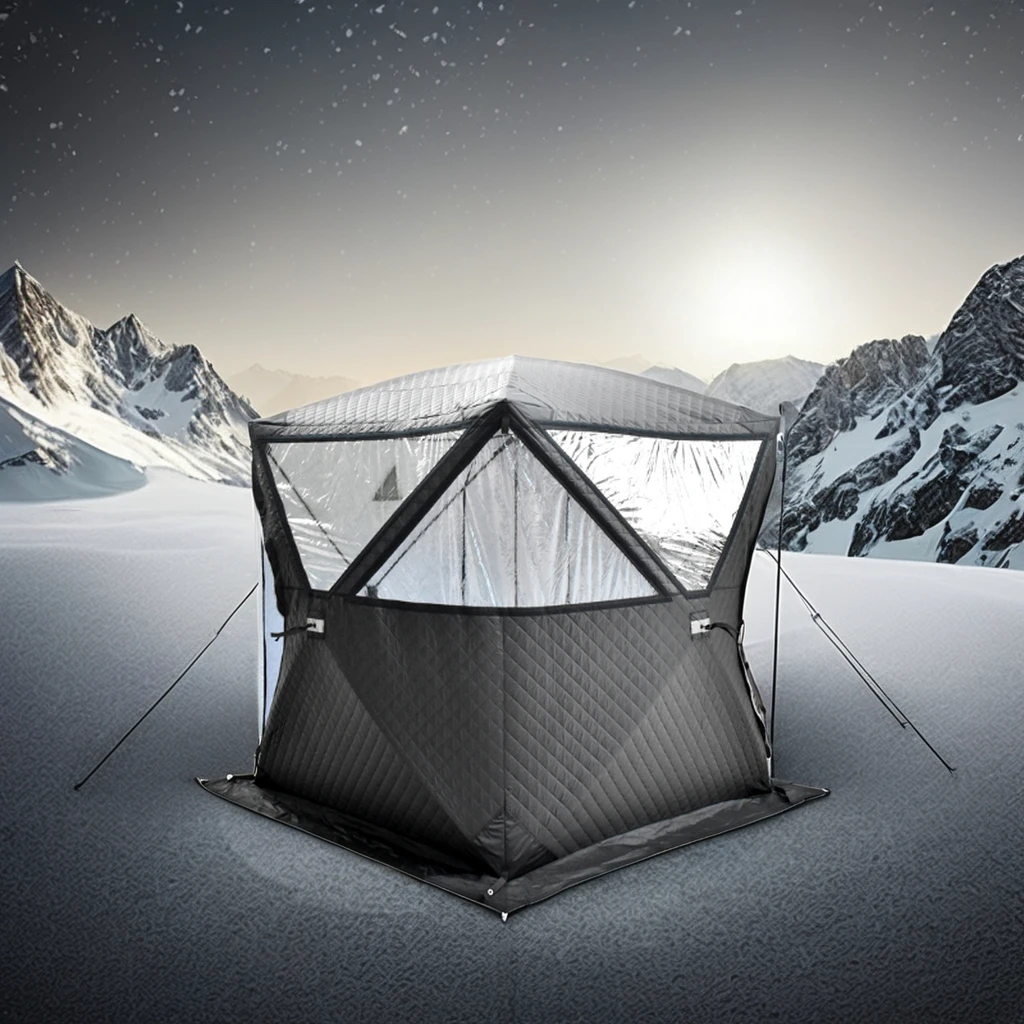 Высококачественная утолщенная 210D оксфордская ткань уличная портативная Паровая сауна палатка